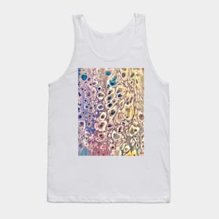 Colorful animal fluid art Tank Top